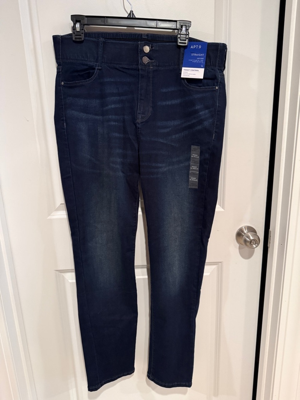 Apt. 9 Navy Blue Straight Leg Jeans